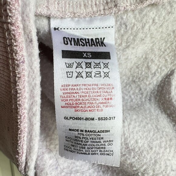 Gymshark Womens Size XS Oversized Pink Purple Hoodie Sweatshirt‎ Be A Visionary - Picture 6 of 6